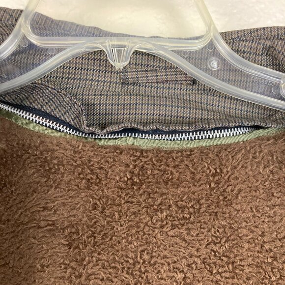 Towncraft by JCP Men's Gray Faux Fur Removable Lining Overcoat Size 46R-48R - Picture 8 of 16